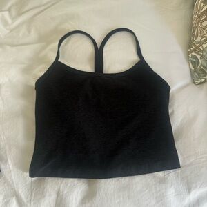 Beyond Yoga Black spacedye crop tank